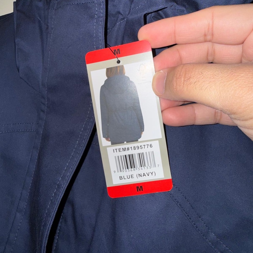 BRAND NEW Hunter Ladies Rain Water Resistant Cotton Smock Navy - SIZE MEDIUM M - Picture 5 of 13